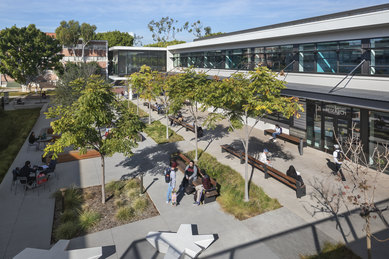 CSU Long Beach Student Success Center Courtyard 