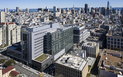 SmithGroup Sutter CPMC Van Ness Campus Hospital Aerial Day