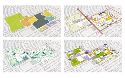 Augustana University Campus Plan Rendering Sioux Falls South Dakota SmithGroup Campus Planning HIgher Education