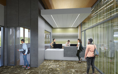 San Mateo Wellness Center interior rendering architecture health San Francisco