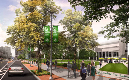 Cleveland State University Plan Rendering Area